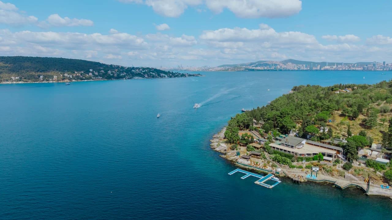 Sedef Adası Drone Manzara