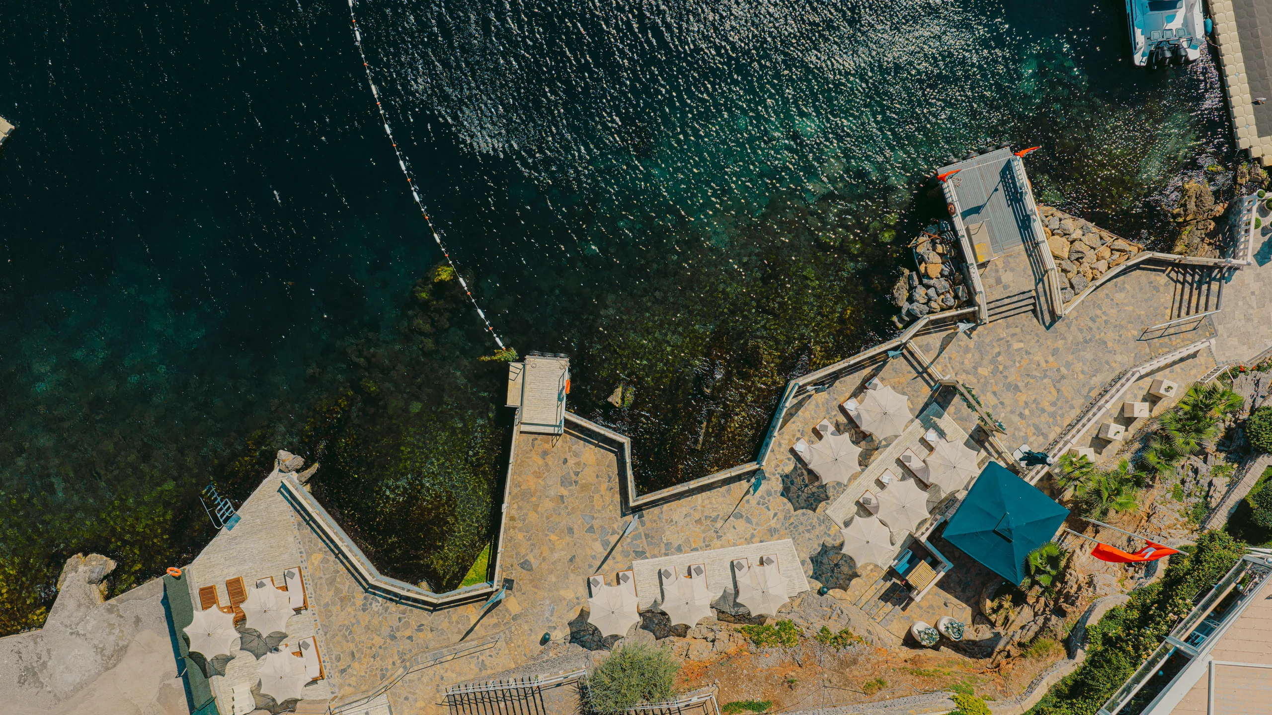 Sedef Beach Kuş Bakışı